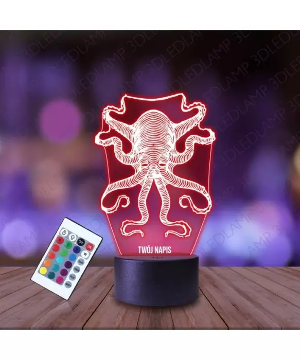 Lampka Nocna 3D LED LAMP Ośmiornica Kraken