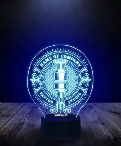 Lampka LED 3D Plexido Studio Tatuażu Tatuaż - 1