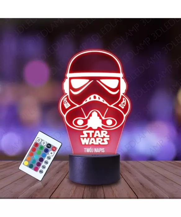 Lampka Nocna 3D LED LAMP Star Wars Szturmowiec
