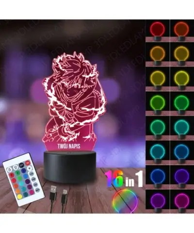 Lampka Nocna 3D LED LAMP Izuku Midoriya Hero Academia