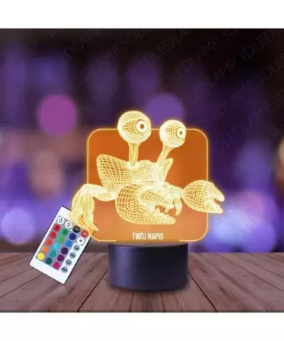 Lampka Nocna 3D LED LAMP Krab Morski