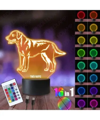 Lampka Nocna 3D LED LAMP Lablador Pies