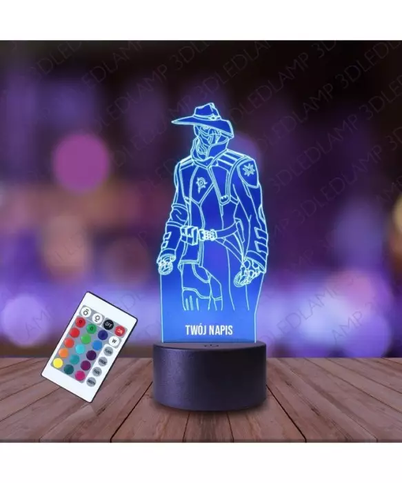 Lampka Nocna 3D LED LAMP Valorant Cypher