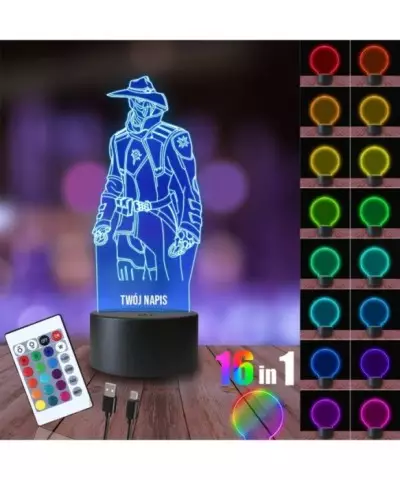 Lampka Nocna 3D LED LAMP Valorant Cypher