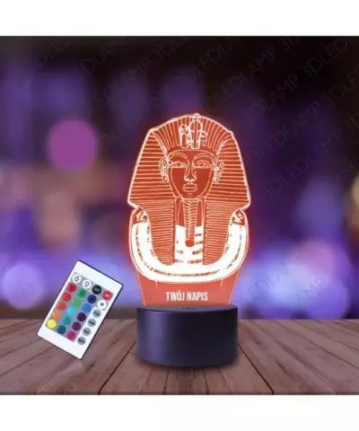 Lampka Nocna 3D LED LAMP Tutenchamon Egipt