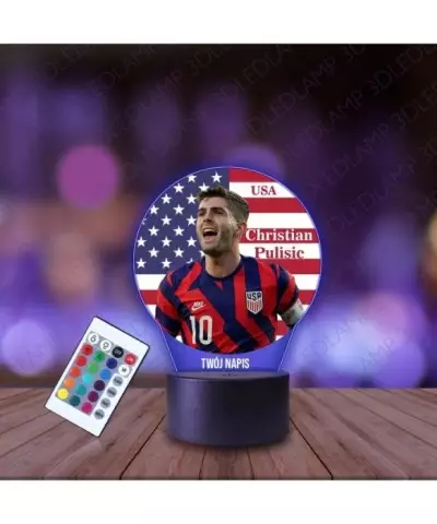 Lampka Nocna 3D LED LAMP z Nadrukiem Mundial USA