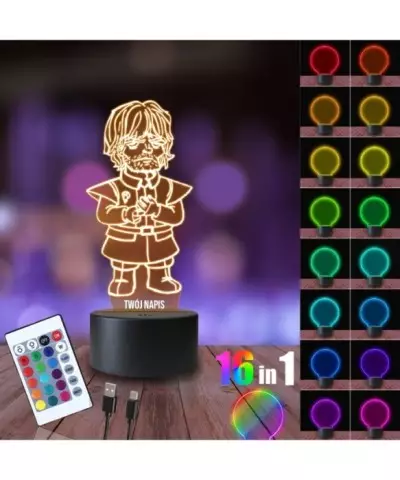 Lampka Nocna 3D LED LAMP Tyrion Lannister GoT