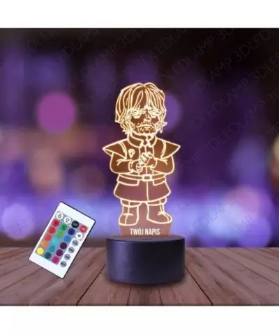 Lampka Nocna 3D LED LAMP Tyrion Lannister GoT