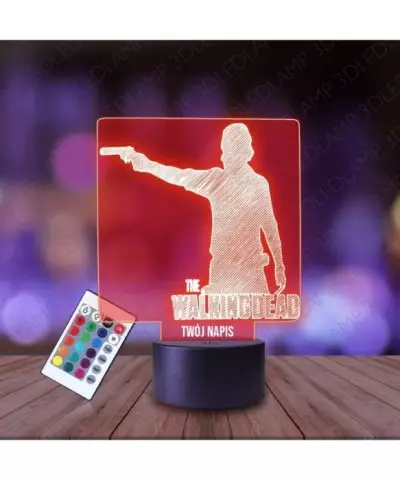 Lampka Nocna 3D LED LAMP Rick The Walking Dead