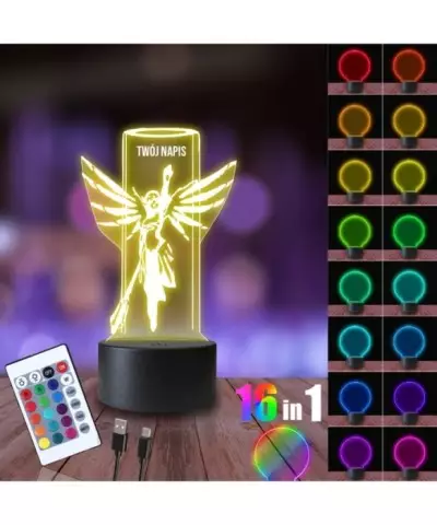 Lampka Nocna 3D LED LAMP Overwatch Mercy