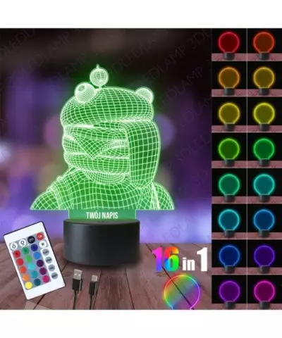 Lampka Nocna 3D LED LAMP Spongebob Burger