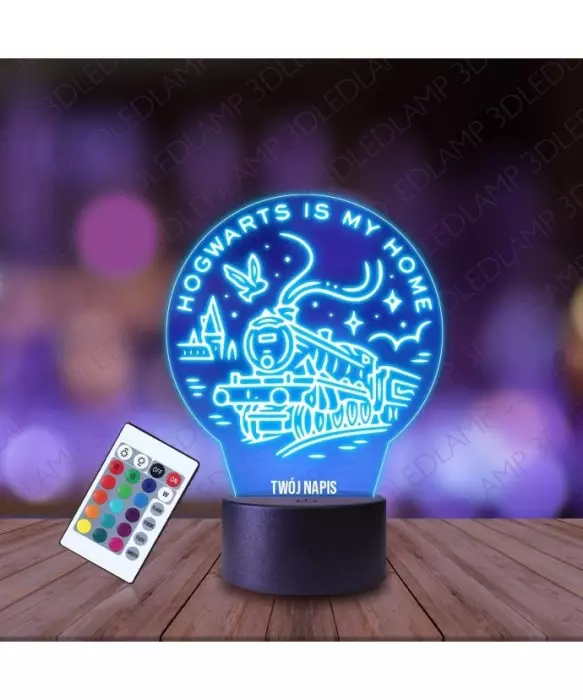 Lampka Nocna 3D LED LAMP Harry Potter Hogwart Lokomotywa