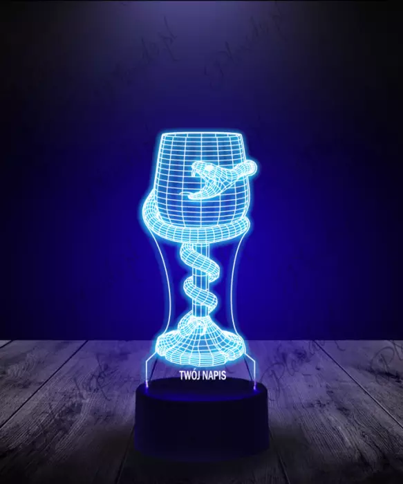 lampka_led_3d_plexido_lekarz_służba_zdrowia