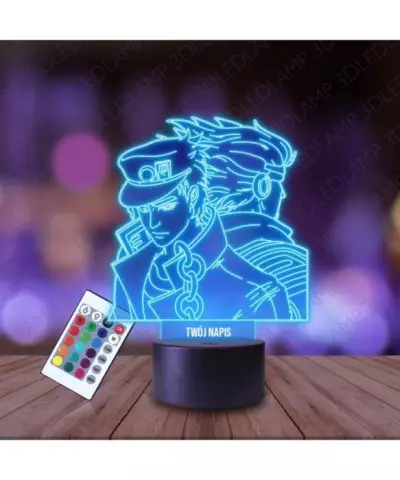 Lampka Nocna 3D LED LAMP Jojo's Bizzare Adventure Jutaro Kuro