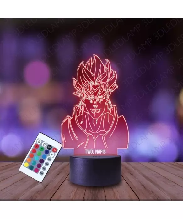 Lampka Nocna 3D LED LAMP Jojo's Bizzare Adventure Dio