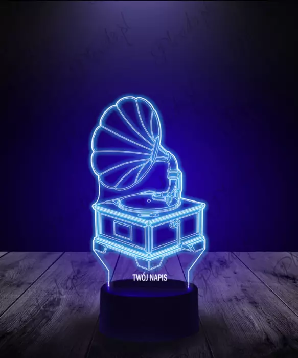lampka_led_3d_plexido_gramofon