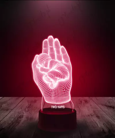 lampka_led_3d_plexido_dziecko_na_dłoni