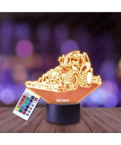 Lampka Nocna 3D LED LAMP Kombajn