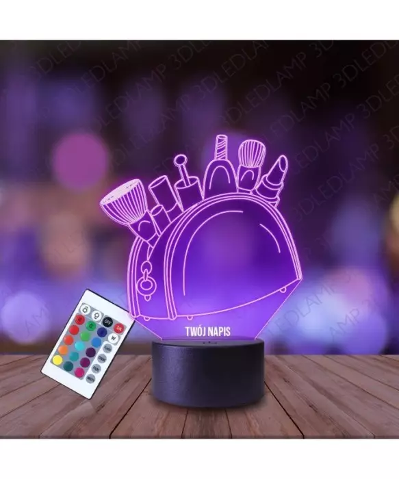Lampka Nocna 3D LED LAMP Kosmetyczka