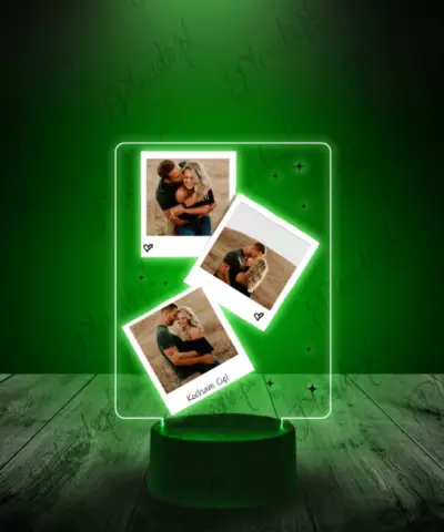 Lampka LED 3D Plexido Prezent na Walentynki Polaroid - 3