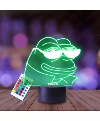 Lampka Nocna 3D LED LAMP Memy Żaba Pepe