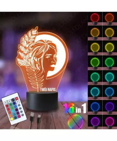Lampka Nocna 3D LED LAMP The Last of Us Ellie