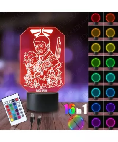 Lampka Nocna 3D LED LAMP The Last of Us Lou