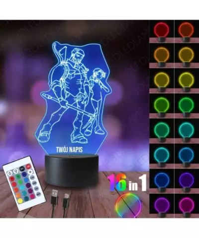 Lampka Nocna 3D LED LAMP The Last of Us Lou i Ellie