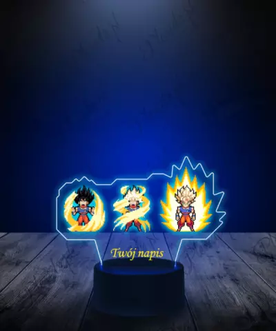 lampka_led_3d_plexido_z_nadrukiem_goku_super_transformacja