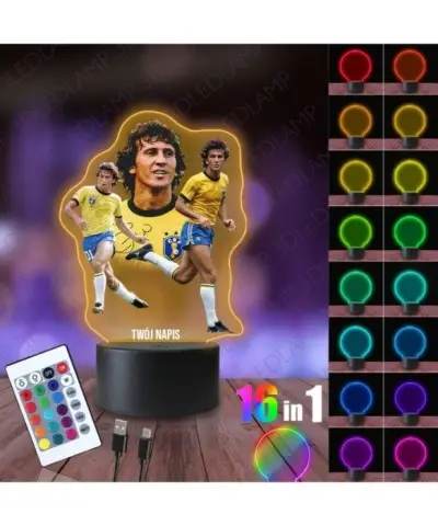 Lampka Nocna 3D LED LAMP z Nadrukiem Zico