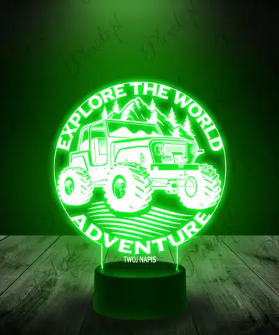 lampka_led_3d_plexido_samochód_podróż