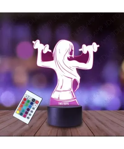 Lampka Nocna 3D LED LAMP Fitness Siłownia