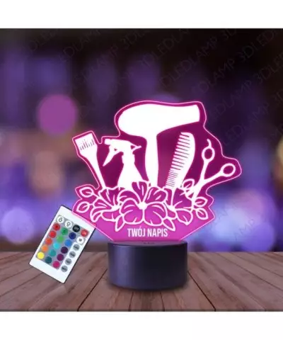 Lampka Nocna 3D LED LAMP Fryzjerstwo