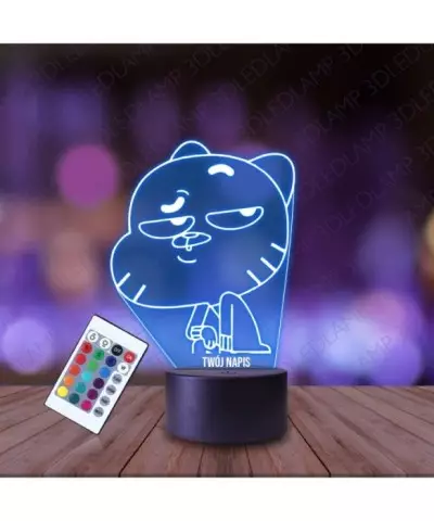 Lampka Nocna 3D LED LAMP Gumball Mem