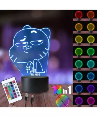Lampka Nocna 3D LED LAMP Gumball Mem