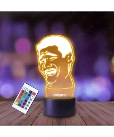 Lampka Nocna 3D LED LAMP Bitch Please Mem