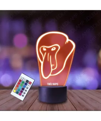 Lampka Nocna 3D LED LAMP Janusz Nosacz Mem