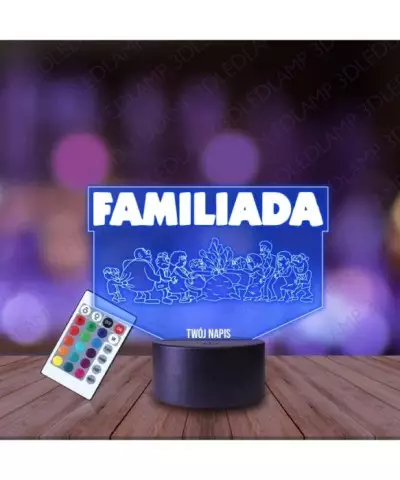 Lampka Nocna 3D LED LAMP Familiada