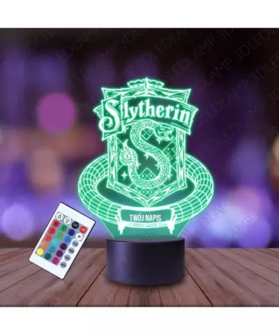 Lampka Nocna 3D LED LAMP Slytherin Pierścień