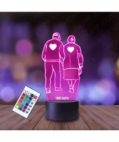 Lampka Nocna 3D LED LAMP Sanatorium Miłości Para