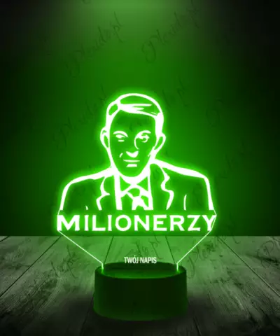 lampka_led_3d_plexido_milionerzy_prowadzący