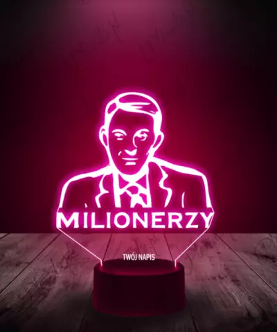lampka_led_3d_plexido_milionerzy_prowadzący