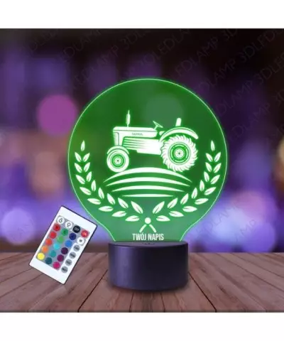 Lampka Nocna 3D LED LAMP Rolnik Szuka Żony Ciągnik