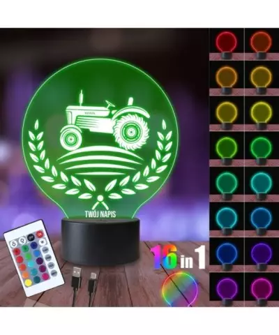 Lampka Nocna 3D LED LAMP Rolnik Szuka Żony Ciągnik