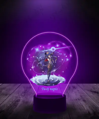 Lampka LED 3D Plexido z Nadrukiem Genshin Impact Nahida - 2