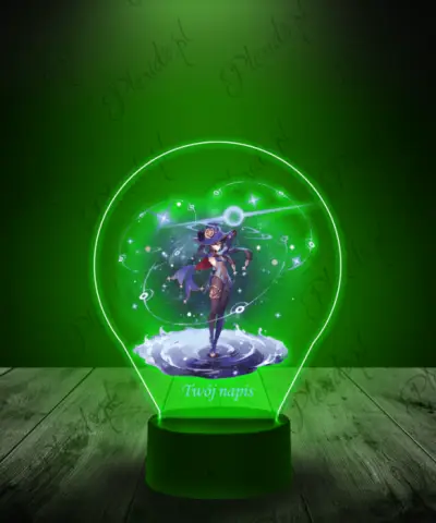 Lampka LED 3D Plexido z Nadrukiem Genshin Impact Nahida - 3