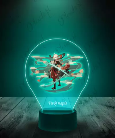 Lampka LED 3D Plexido z Nadrukiem Genshin Impact Kazuha - 1