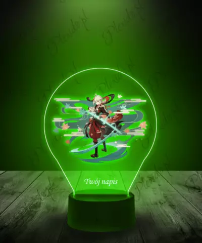 Lampka LED 3D Plexido z Nadrukiem Genshin Impact Kazuha - 3