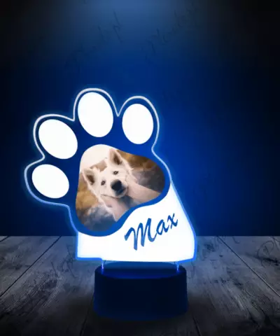 lampka_led_3d_plexido_pies_twoje_zdjęcie