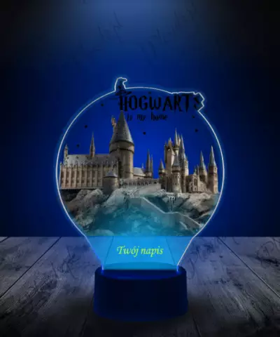 Lampka LED 3D Plexido z Nadrukiem Hogwart Harry Potter - 2